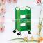 Best price trolley for books beauty library trolley and book carts metal book shelf china supplier