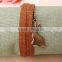 Retro style roll up school pencil bag/pencil case with rope