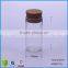 Hot Sell Empty Clea Cork Stopper Glass Wishing Message Bottles For Party