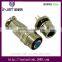 INST XS 8pin metal srcew waterproof airplug connector