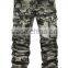 Mens army train pants with camo printing allover
