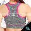 Custom Spandex Workout Running Fitness Compression Wear Women Wearing Yoga Bra Sport Tops