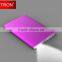 led lighting aluminum super slim power bank polymer 20000mah