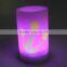 Cheap Color Changing Plastic Tulip Impression Romantic Party Lighting Candle