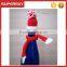 A-828 Wine Little Hand Knit Hat Toppers Christmas Knitting Bottle Topper Mini Hat Wine Bottle Topper for Holiday Ornament