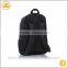 Waterproof polyester boy large capacity casual school black backpack