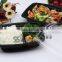 850ml disposable plastic food container with clear lid BPA free