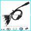 Wholesale 2.1x5.5mm 1 female to 5 male dc plug cable