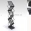 Wholesale Foldable Iron Material Portable Book Display Stands