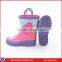 Hot Sale Top Quality Flat Half Knee Natural Children Rubber Rain Boots Quality Choice