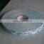 Spunlace chip in sanitary napkin pads towels