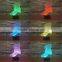 3D Optical Night Light Boot Shoes 7 RGB Light Colors 10 LEDs AA Battery or DC 5V Mixed Lot