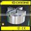 4 hardened jaw wedge style closed center pneumatic power chuck for CNC machine