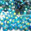 wholesale and retail manufacture ss30 strong glue blue zircon AB color iron on glue hotfix stone for dress making