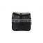 Black Leather Toiletry Bag for Mens