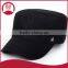 flat top military cap form men /custom logo military hat / denim military hats