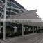 Typhoon Resistance and Low UV PVC Tensile membrane structure Carport Shades