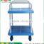 TJG-PLA300-T2 Single Hand Type 2 Tiers Platform Hand TrolleyHand Cart Platform Cart