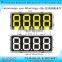 Australia Led digital gas price display 8.8.8.8 (12inch ) R/W/Y/W/B Color