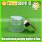 50g frosted glass jar with silver lid