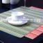 wearable PVC placemat jacquard table mat,pvc weave placemat