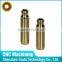 Custom brass parts by CNC machining/Exhaust valve guides