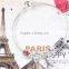 Love In Paris Charm Bead European Snake Eiffel Tower Shape Wholesale Bangle