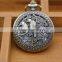 Classic old couple birds magpie pocket watch cheap pocket watch