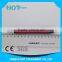 promotion click action plastic ball pen with black grip, spray paint barrel