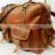 pure leather weekend bag/genuine leather travel bag/real leather luggage bag