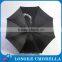 24" promotional umbrella black color aluminum umbrella for advertsing