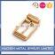 Rose gold alloy belt buckle