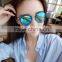 2016 new female models fashion mesh reflective sunglasses