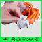 extension fabric texteil braided white cotton cord flat three pin plug
