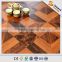 2014 fashion pattern teak color wood flooring prices, parquet wood flooring prices from China