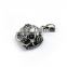 Guangzhou fashion pendant stainless steel Vicious skull head charm pendant mens casting high quality pendant jewelry