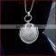 AAA Zircon 925 Silver coin holder carrier necklace