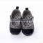 Newest infant baby girl bling sequins and pu baby dress shoes