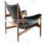 Chieftain Chair Wooden Lounge Chair #AWF23