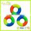4 colors mixed 7.8cm Silicone massage point massage hand grip ring
