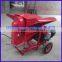 Movable mini paddy grain thresher