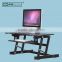 Gas Spring Wooden Steel Larger Desktop Space Height Adjustable Standing Desk