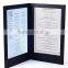 leather cover led design metal menu stands