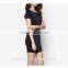 New Fashion Embellished Short Sleeve Bodycon Dress Semi Formal Cocktail Women Dress