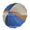 16 ribs strong windproof colors golf umbrella