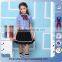 2016 Custom high quality model of primary school young girl sexy school uniform