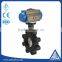 API 6D pneumtic wafer type lug butterfly valve