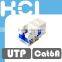 Network Cat6A 90 Degree UTP Punchdown Type Modular Keystone Jack