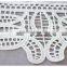 High quality 13.5cm width water soluble polyetser crochet trim in white
