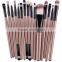 Customized 15 pcs makeup brush sets